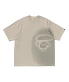 【ア ベイシング エイプ/A BATHING APE】のSPRAY PRINT APE HEAD RELAXED FIT TEE 人気、トレンドファッション・服の通販 founy(ファニー) ファッション Fashion レディースファッション Fashion for Women ショート Short, Short Length スリーブ Sleeve, Long Sleeve / Short Sleeve フロント Front, Front Design プリント Print, Printed Pattern thumbnail BEIGE|ID: prp329100004801278 ipo3291000000035173459