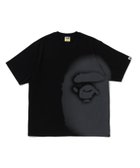 【ア ベイシング エイプ/A BATHING APE】のSPRAY PRINT APE HEAD RELAXED FIT TEE 人気、トレンドファッション・服の通販 founy(ファニー) ファッション Fashion レディースファッション Fashion for Women ショート Short, Short Length スリーブ Sleeve, Long Sleeve / Short Sleeve フロント Front, Front Design プリント Print, Printed Pattern thumbnail BLACK|ID: prp329100004801278 ipo3291000000035173460