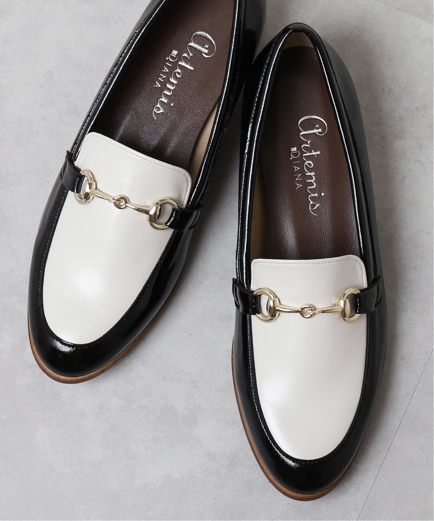 【アルテミス バイ ダイアナ/artemis by DIANA】のビットローファー インテリア・キッズ・メンズ・レディースファッション・服の通販 founy(ファニー) 　ファッション　Fashion　レディースファッション　Fashion for Women　再入荷　Restock / Back in Stock　旅行　Travel　ブラックジンコウエナメル2|ID: prp329100004801283 ipo3291000000035158639