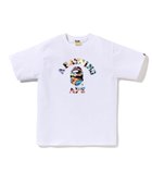 【ア ベイシング エイプ/A BATHING APE】のART CAMO COLLEGE TEE 人気、トレンドファッション・服の通販 founy(ファニー) ファッション Fashion レディースファッション Fashion for Women インナー Innerwear ショート Short, Short Length スリーブ Sleeve, Long Sleeve / Short Sleeve フロント Front, Front Design プリント Print, Printed Pattern ラバー Rubber, Rubber Sole thumbnail WHITE|ID: prp329100004801285 ipo3291000000034960623