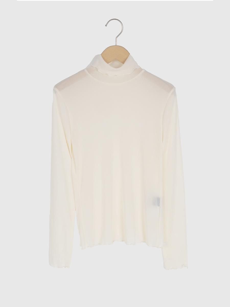 【ヴァン/Vin】のメローデザインシアートップス インテリア・キッズ・メンズ・レディースファッション・服の通販 founy(ファニー) ファッション Fashion レディースファッション Fashion for Women トップス・カットソー Cut & Sew Tops シンプル Simple, Minimal エレガント 上品 Elegant アイボリー|ID: prp329100004801293 ipo3291000000034835172