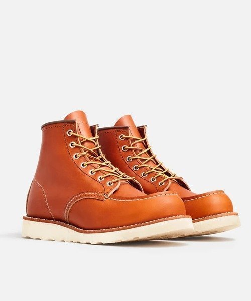 【ジャックローズ/JACKROSE】のRED WING/レッドウイング 6-inch Classic Moc インテリア・キッズ・メンズ・レディースファッション・服の通販 founy(ファニー) 　ファッション　Fashion　レディースファッション　Fashion for Women　オイル　Body Oil　オレンジ　Orange　クッション　Cushion, Throw Pillow　チェック　Check, Plaid, Tartan　定番　Standard, Basic Item　人気　Popular, Best Seller　ワーク　Workwear, Utility Style　再入荷　Restock / Back in Stock　ブラウン|ID: prp329100004801294 ipo3291000000034962586