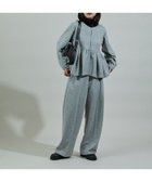 【フリークスストア/FREAK'S STORE】のダンボール ペプラム カーディガン セットアップ 25AW ライトグレー|ID: prp329100004801316 ipo3291000000034835324