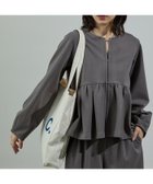 【フリークスストア/FREAK'S STORE】のダンボール ペプラム カーディガン セットアップ 25AW ダークグレー|ID: prp329100004801316 ipo3291000000034835325