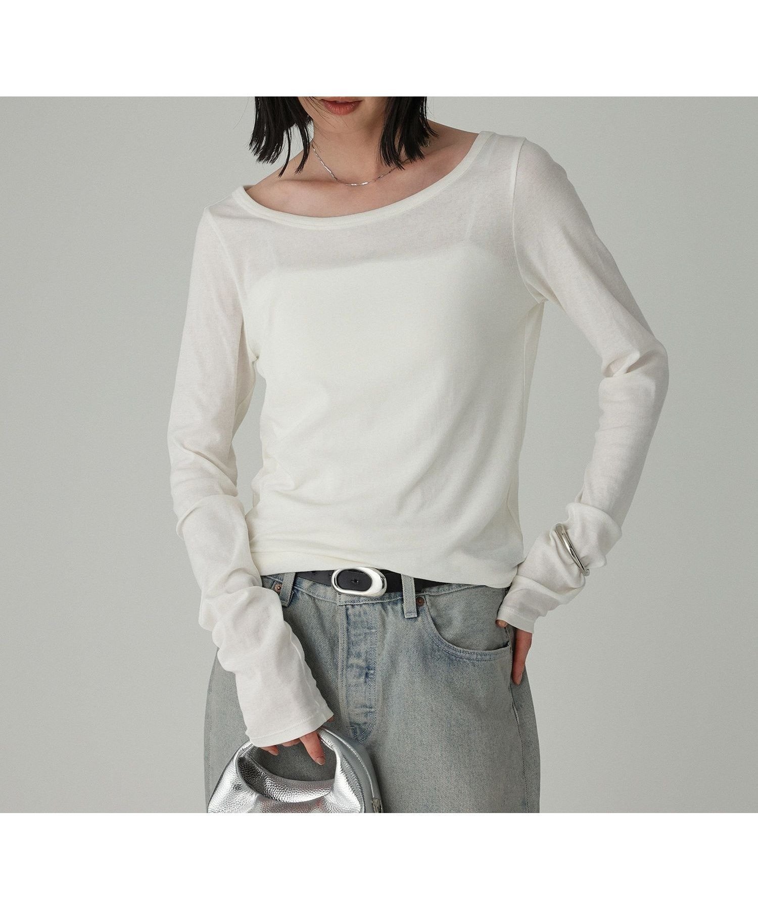 【バビロン/BABYLONE / KIDS】のシアーツイストフライスクルーカットソー 人気、トレンドファッション・服の通販 founy(ファニー) 　ファッション　Fashion　キッズファッション　Fashion for Kids　トップス・カットソー　Cut & Sew Tops　インナー　Innerwear　シンプル　Simple, Minimal　フィット　Fit, Slim Fit　ルーズ　Loose, Oversized　再入荷　Restock / Back in Stock　 other-1|ID: prp329100004801324 ipo3291000000035247551