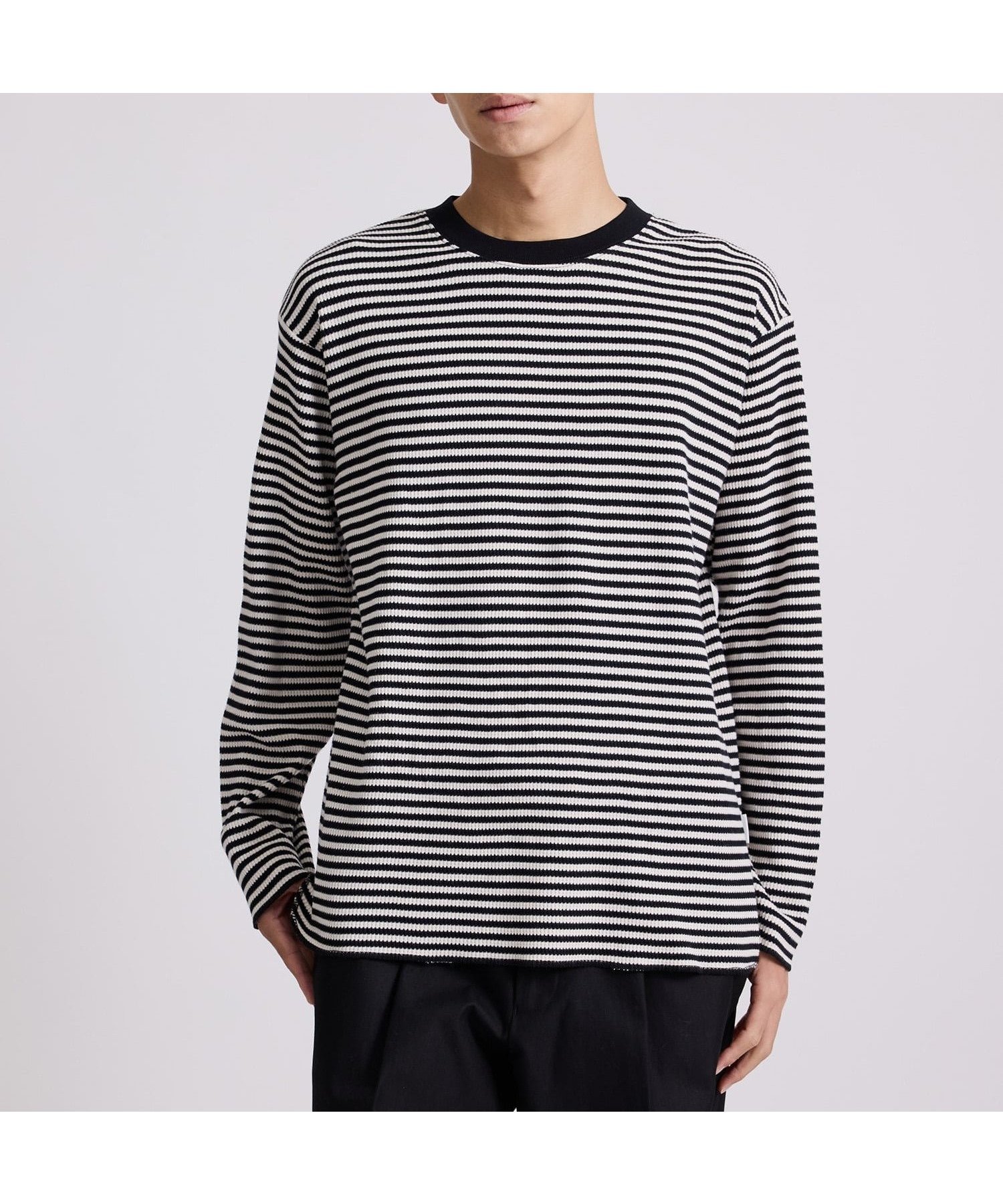 【サタデイズ ニューヨークシティ/SATURDAYS NYC】のRobert P. Miller x Saturdays NYC CVC BD LS 人気、トレンドファッション・服の通販 founy(ファニー) 　ファッション　Fashion　レディースファッション　Fashion for Women　サーマル　Thermal, Waffle Knit　シンプル　Simple, Minimal　スリーブ　Sleeve, Long Sleeve / Short Sleeve　ボーダー　Border, Stripe　ロング　Long, Long-Length　ワッフル　Waffle, Waffle Knit　定番　Standard, Basic Item　 other-1|ID: prp329100004801328 ipo3291000000034835476