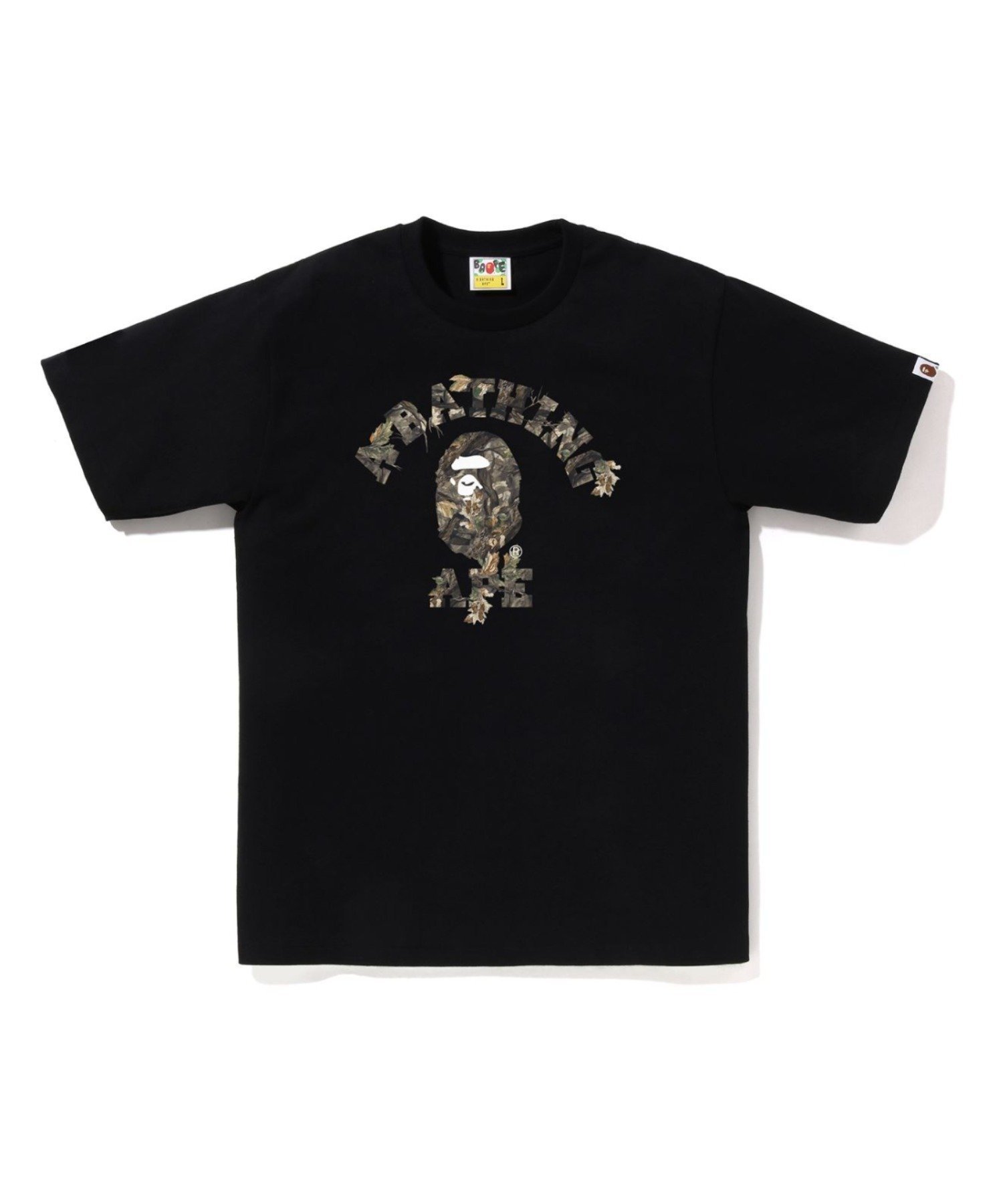【ア ベイシング エイプ/A BATHING APE】のTREE EDGE CAMO COLLEGE TEE 人気、トレンドファッション・服の通販 founy(ファニー) 　ファッション　Fashion　レディースファッション　Fashion for Women　インナー　Innerwear　クラシック　Classic, Timeless Style　ショート　Short, Short Length　スリーブ　Sleeve, Long Sleeve / Short Sleeve　パターン　Pattern, Design Print　フロント　Front, Front Design　プリント　Print, Printed Pattern　モチーフ　Motif, Design Theme　ラバー　Rubber, Rubber Sole　 other-1|ID: prp329100004801330 ipo3291000000034960601