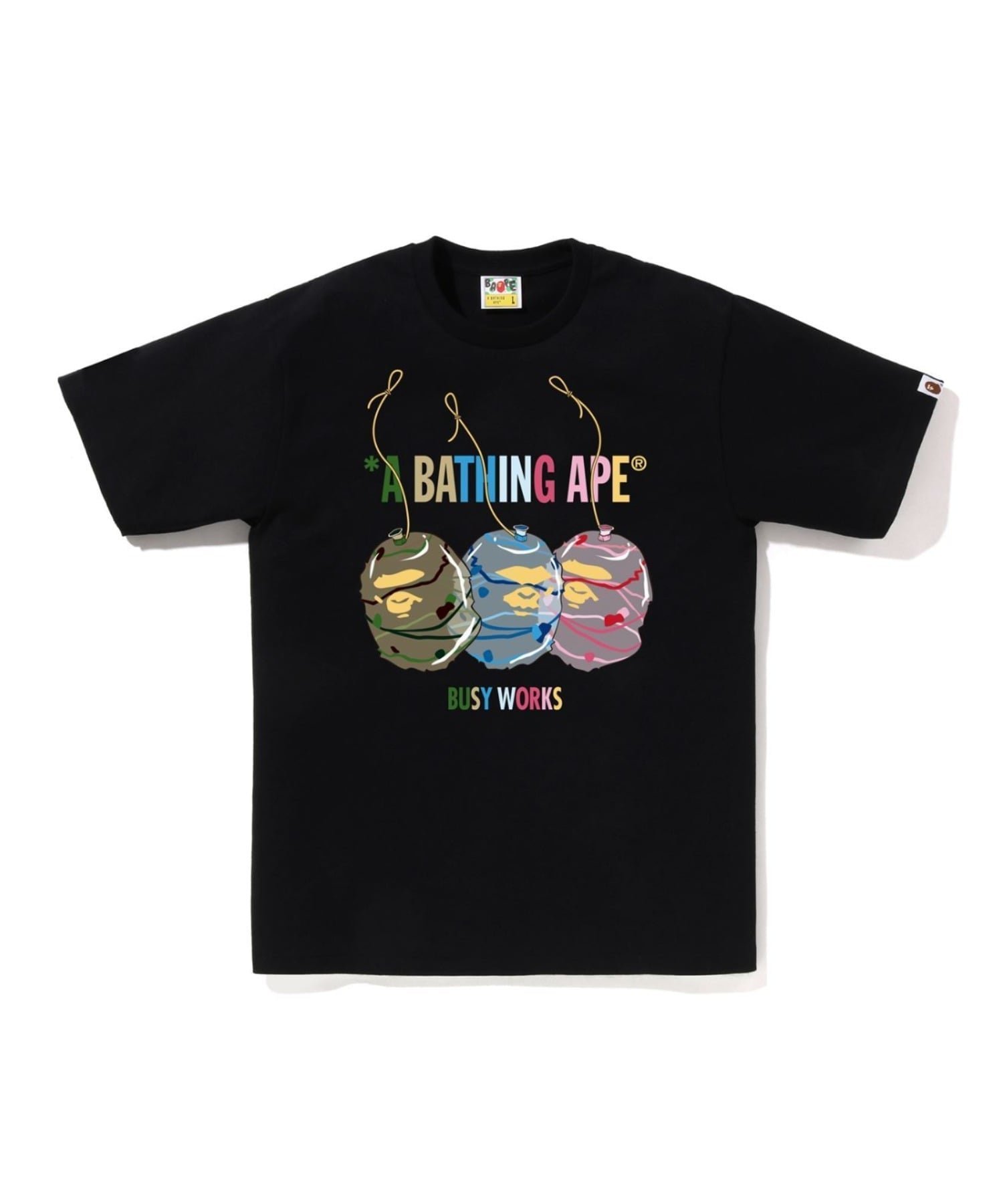 【ア ベイシング エイプ/A BATHING APE】のWATER YOYO APE HEAD TEE M 人気、トレンドファッション・服の通販 founy(ファニー) 　ファッション　Fashion　レディースファッション　Fashion for Women　インナー　Innerwear　ショート　Short, Short Length　スリーブ　Sleeve, Long Sleeve / Short Sleeve　フロント　Front, Front Design　プリント　Print, Printed Pattern　モチーフ　Motif, Design Theme　ラバー　Rubber, Rubber Sole　 other-1|ID: prp329100004801332 ipo3291000000034931963