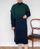 【アズノウアズ プラス/AS KNOW AS plus】の着回し便利なセットニットワンピース 人気、トレンドファッション・服の通販 founy(ファニー) ファッション Fashion レディースファッション Fashion for Women ワンピース Dresses ニットワンピース Knit Dresses ベーシック Basic, Essential 再入荷 Restock / Back in Stock thumbnail DGRXNV|ID: prp329100004801558 ipo3291000000034837053