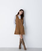 【ナチュラル ビューティー ベーシック/NATURAL BEAUTY BASIC】のフェイクスウェードミニジャンスカ キャメル1|ID: prp329100004801577 ipo3291000000034936749