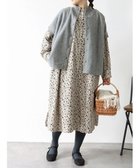 【ルディックパーク/LUDIC PARK】の花柄コーデュロイワンピース 人気、トレンドファッション・服の通販 founy(ファニー) ファッション Fashion レディースファッション Fashion for Women ワンピース Dresses ギャザー Gathered, Ruffled コーデュロイ Corduroy, Cord Fabric フェミニン Feminine, Girly thumbnail ベージュ|ID: prp329100004801624 ipo3291000000034837433