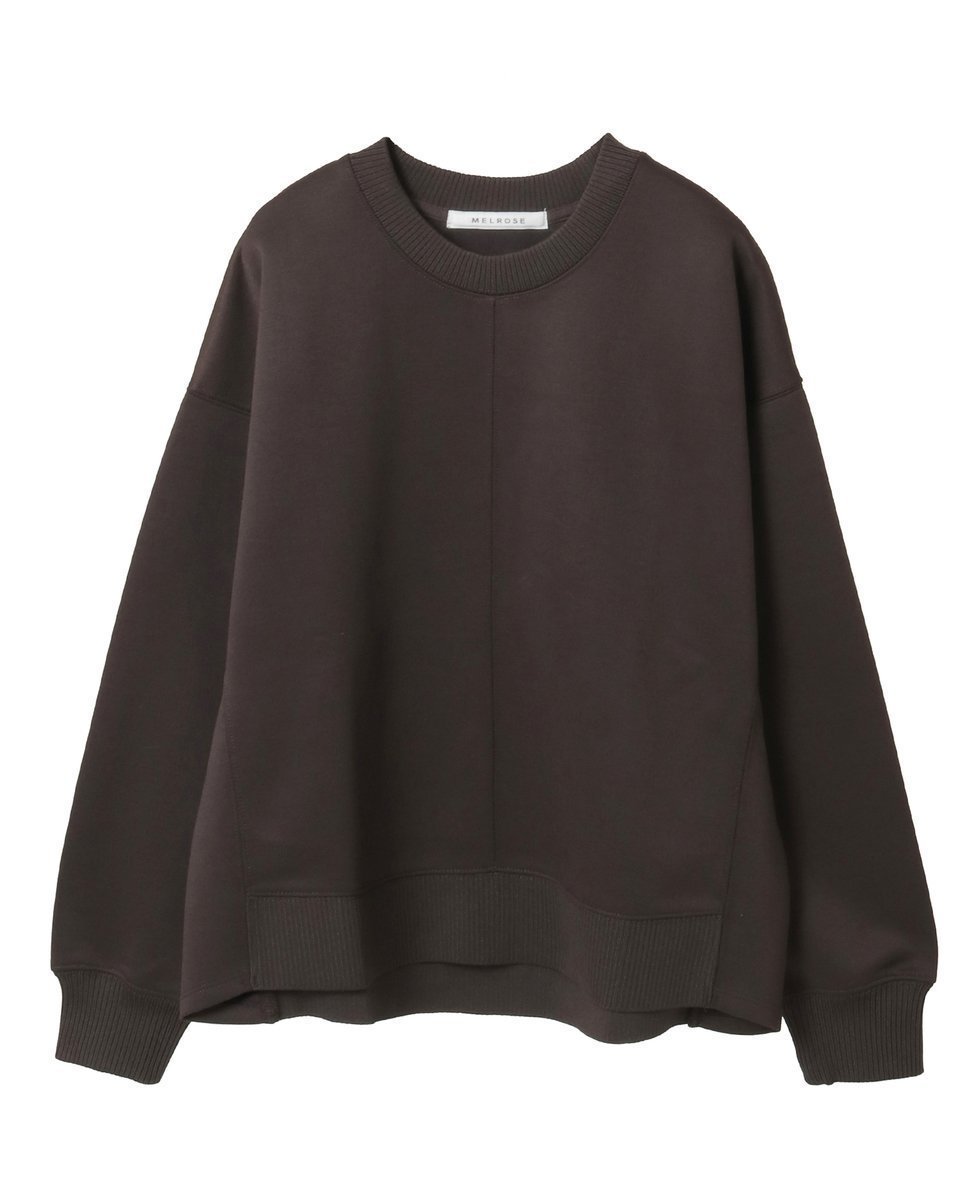 【メルローズ クレール/MELROSE claire】のドロップスリーブプルオーバー インテリア・キッズ・メンズ・レディースファッション・服の通販 founy(ファニー) ファッション Fashion レディースファッション Fashion for Women トップス・カットソー Cut & Sew Tops カジュアルプルオーバー・ニットトップス Pullovers & Knit Tops / Casual Pullovers ボンディング Bonding, Bonded Fabric 軽量 Lightweight, Ultra Light ブラウン|ID: prp329100004801652 ipo3291000000034837658