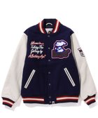 【ア ベイシング エイプ パイレート ストア/A BATHING APE PIRATE STORE / MEN】のBATHING APE VARSITY JACKET NAVY|ID: prp329100004801662 ipo3291000000034868862