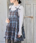 【アールピーエス/rps】の起毛チェックティアードキャミチュニック 人気、トレンドファッション・服の通販 founy(ファニー) ファッション Fashion レディースファッション Fashion for Women トップス・カットソー Cut & Sew Tops キャミソール&ノースリーブ Camisoles & Sleeveless Tops チェック Check, Plaid, Tartan ティアード Tiered, Tiered Style フリル Frill, Ruffle リボン Ribbon, Bow thumbnail ブルー|ID: prp329100004801695 ipo3291000000034837978