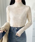 【ミニミニストア/miniministore】の花柄ジャガードシースルートップス 韓国風 人気、トレンドファッション・服の通販 founy(ファニー) ファッション Fashion レディースファッション Fashion for Women トップス・カットソー Cut & Sew Tops 花柄・フラワープリント・モチーフ Floral Prints & Motifs / Flower Pattern Tops インナー Innerwear ジャケット Jacket, Outerwear トレンド Trend, Trending Now レース Lace, Lace Fabric thumbnail アイボリー|ID: prp329100004801711 ipo3291000000034838111
