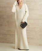 【プラージュ/Plage】のUneck flare knit ワンピース 人気、トレンドファッション・服の通販 founy(ファニー) ファッション Fashion レディースファッション Fashion for Women ワンピース Dresses おすすめ Recommended / Our Picks インナー Innerwear thumbnail ホワイト|ID: prp329100004801722 ipo3291000000034838194