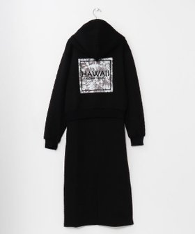 【アミナコレクション/Amina Collection】の【カヒコ】フイナハパーカー ノースリーブワンピース2点セット 人気、トレンドファッション・服の通販 founy(ファニー) ファッション Fashion レディースファッション Fashion for Women ワンピース Dresses ジップ Zip, Zipper ジャカード/ジャガード Jacquard, Woven Pattern ストレッチ Stretch, Stretchy Fabric ノースリーブ Sleeveless, No-Sleeve パーカー Hoodie, Parka エレガント 上品 Elegant |ID:prp329100004801743