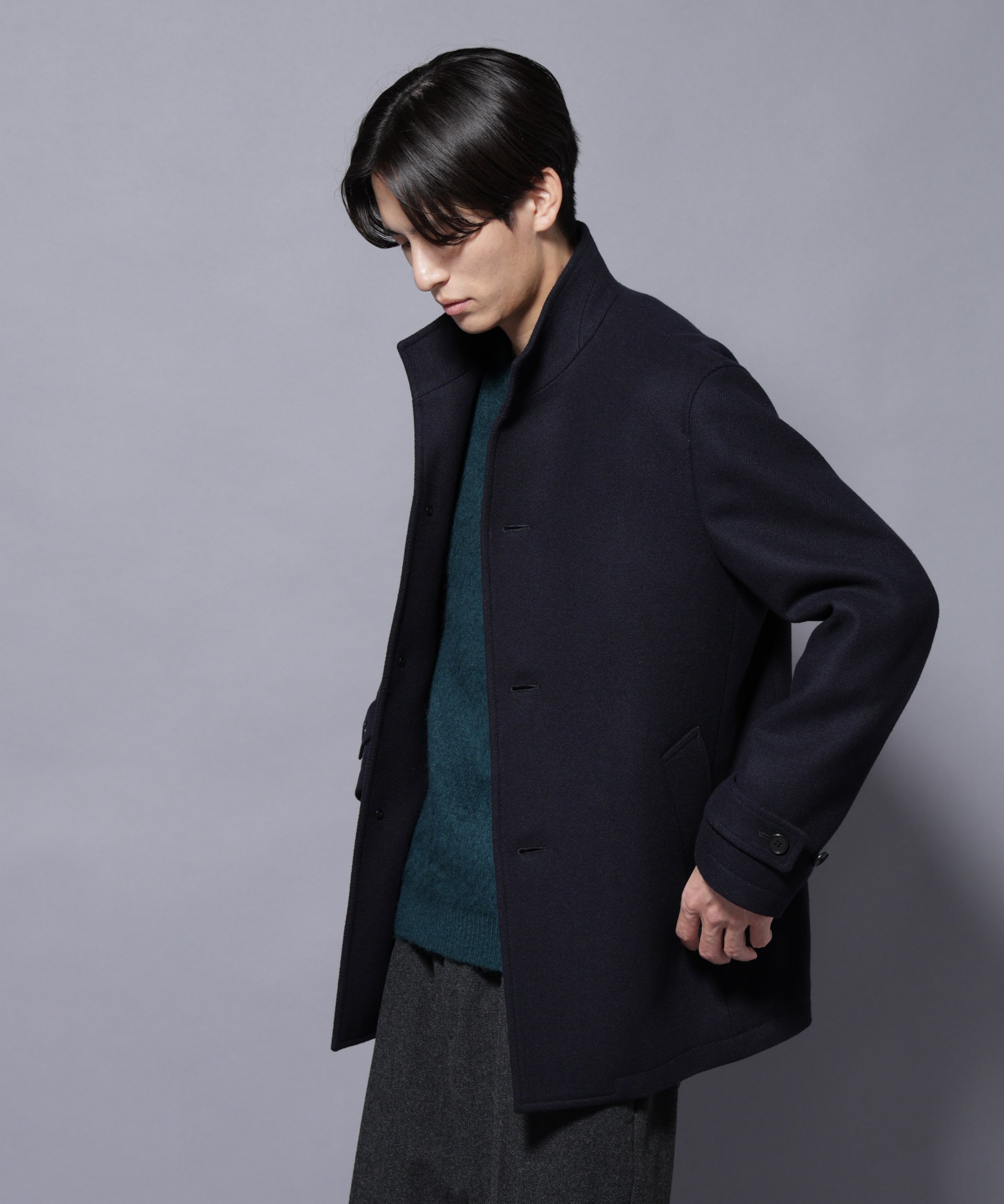 【ナノ ユニバース/nano universe / MEN】のウール/Nメルトンスタンドカラーコート インテリア・キッズ・メンズ・レディースファッション・服の通販 founy(ファニー) ファッション Fashion メンズファッション Fashion for Men ジャケット Jacket, Outerwear スタンド Stand Collar, Upright Stand スーツ Suit, Formalwear ツイル Twist, Twisted Detail デニム Denim, Jeans Material 定番 Standard, Basic Item バランス Balance, Style Balance パターン Pattern, Design Print ベーシック Basic, Essential 別注 Limited Edition, Custom Order ミドル Middle Length, Mid Height メルトン Melton, Heavy Wool モノトーン Monotone, Black and White アウトレット Outlet / Clearance おすすめ Recommended / Our Picks エレガント 上品 Elegant ビジネス 仕事 通勤 Business / Work / Commuting 2025年 2025 2025-2026秋冬・A/W Autumn/Winter 2025–26 AW25–26 ネイビー|ID: prp329100004801757 ipo3291000000034838479