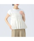 【ビームス ハート/BEAMS HEART】の異素材シャーリング フレンチ プルオーバー 人気、トレンドファッション・服の通販 founy(ファニー) ファッション Fashion レディースファッション Fashion for Women トップス・カットソー Cut & Sew Tops カジュアルプルオーバー・ニットトップス Pullovers & Knit Tops / Casual Pullovers ウェーブ Wavy Pattern ギャザー Gathered, Ruffled コンパクト Compact, Small Size シャーリング Shirring, Ruched シンプル Simple, Minimal タイトスカート Pencil Skirt, Tight Skirt デニム Denim, Jeans Material バランス Balance, Style Balance フレンチ French, French Style ワイド Wide, Wide Fit thumbnail OFF WHITE|ID: prp329100004801766 ipo3291000000034838554