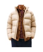 【トミーヒルフィガー/TOMMY HILFIGER / MEN】のダウンスタンドパッファジャケット ベージュRBT|ID: prp329100004801768 ipo3291000000035007337