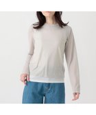 【アフタヌーンティー リビング/Afternoon Tea LIVING】のシアーレイヤードクルーネックプルオーバー 人気、トレンドファッション・服の通販 founy(ファニー) ファッション Fashion レディースファッション Fashion for Women トップス・カットソー Cut & Sew Tops カジュアルプルオーバー・ニットトップス Pullovers & Knit Tops / Casual Pullovers おすすめ Recommended / Our Picks シアー Sheer, See-Through シンプル Simple, Minimal タンク Tank Top, Sleeveless Top トレンド Trend, Trending Now ベーシック Basic, Essential thumbnail ライトグレー|ID: prp329100004801769 ipo3291000000034838572