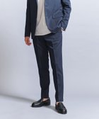 【ユナイテッドアローズ/UNITED ARROWS / MEN】のシャンブレー PE ノープリーツ スリムパンツ -セットアップ対応- NAVY|ID: prp329100004801770 ipo3291000000034995846