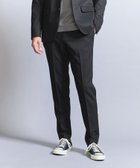 【ユナイテッドアローズ/UNITED ARROWS / MEN】のシャンブレー PE ノープリーツ スリムパンツ -セットアップ対応- BLACK|ID: prp329100004801770 ipo3291000000034995848