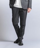 【ユナイテッドアローズ/UNITED ARROWS / MEN】のシャンブレー PE ノープリーツ スリムパンツ -セットアップ対応- DK.GRAY|ID: prp329100004801770 ipo3291000000034995850