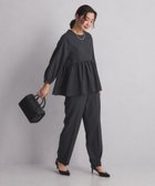 【ユナイテッドアローズ/UNITED ARROWS】のat ease ペプラムブラウス パンツ セットアップ NAVY|ID: prp329100004801793 ipo3291000000035020522