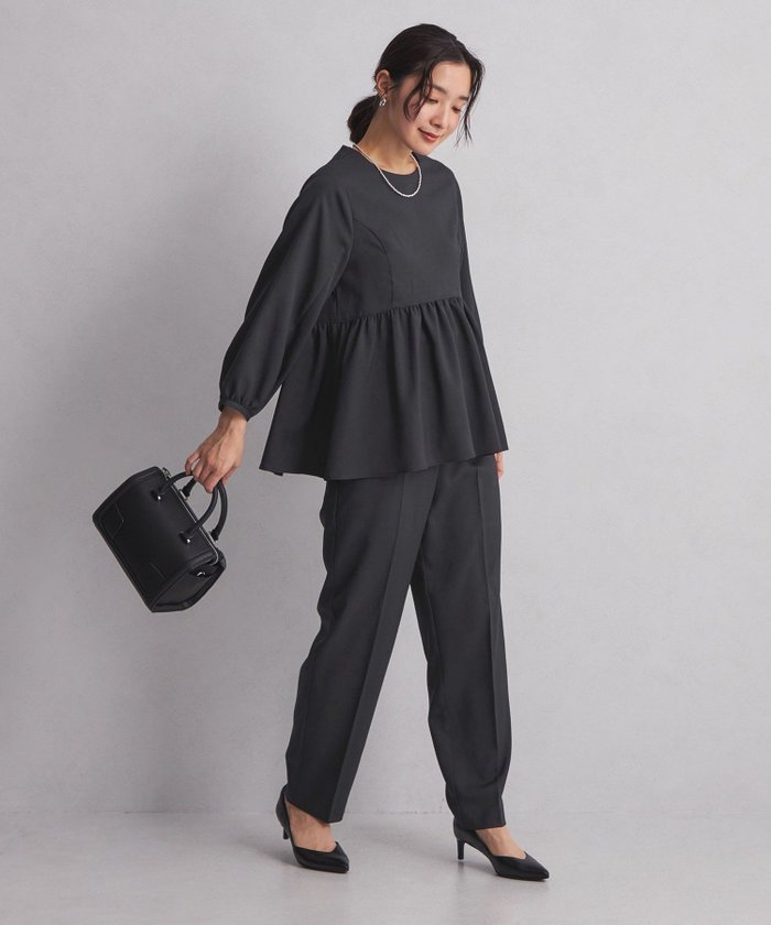 【ユナイテッドアローズ/UNITED ARROWS】のat ease ペプラムブラウス パンツ セットアップ インテリア・キッズ・メンズ・レディースファッション・服の通販 founy(ファニー) https://founy.com/ ファッション Fashion レディースファッション Fashion for Women セットアップ Matching Sets レディースパンツ・ボトムス Pants & Trousers / Bottoms オケージョン Occasion Wear 春 Spring セットアップ Set-Up, Coordinated Outfit 定番 Standard, Basic Item フォーマル Formal, Dressy ベーシック Basic, Essential ペプラム Peplum, Flared Hem アウトレット Outlet / Clearance おすすめ Recommended / Our Picks エレガント 上品 Elegant セレモニー Ceremony 入学式 Entrance Ceremony 卒業式 Graduation Ceremony ビジネス 仕事 通勤 Business / Work / Commuting |ID: prp329100004801793 ipo3291000000035145219