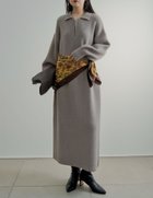 【リエディ/Re:EDIT】の片畔編み襟付きハーフジップニットワンピ 人気、トレンドファッション・服の通販 founy(ファニー) ファッション Fashion レディースファッション Fashion for Women ワンピース Dresses ニットワンピース Knit Dresses おすすめ Recommended / Our Picks インナー Innerwear カットソー Cut and Sewn Top コンパクト Compact, Small Size ショート Short, Short Length ジップ Zip, Zipper トレンド Trend, Trending Now バランス Balance, Style Balance ミドル Middle Length, Mid Height エレガント 上品 Elegant 畦 Ribbed Knit thumbnail グレージュ|ID: prp329100004801808 ipo3291000000034838804