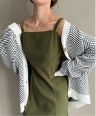 【ジュノア/JUNOAH】のピーチスキンIラインキャミワンピース 人気、トレンドファッション・服の通販 founy(ファニー) ファッション Fashion レディースファッション Fashion for Women ワンピース Dresses キャミソールワンピース Camisole Dresses ピーチ Peach, Soft Touch thumbnail カーキ|ID: prp329100004801816 ipo3291000000034838860