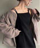 【ジュノア/JUNOAH】のピーチスキンIラインキャミワンピース 人気、トレンドファッション・服の通販 founy(ファニー) ファッション Fashion レディースファッション Fashion for Women ワンピース Dresses キャミソールワンピース Camisole Dresses ピーチ Peach, Soft Touch thumbnail ブラック|ID: prp329100004801816 ipo3291000000034838866