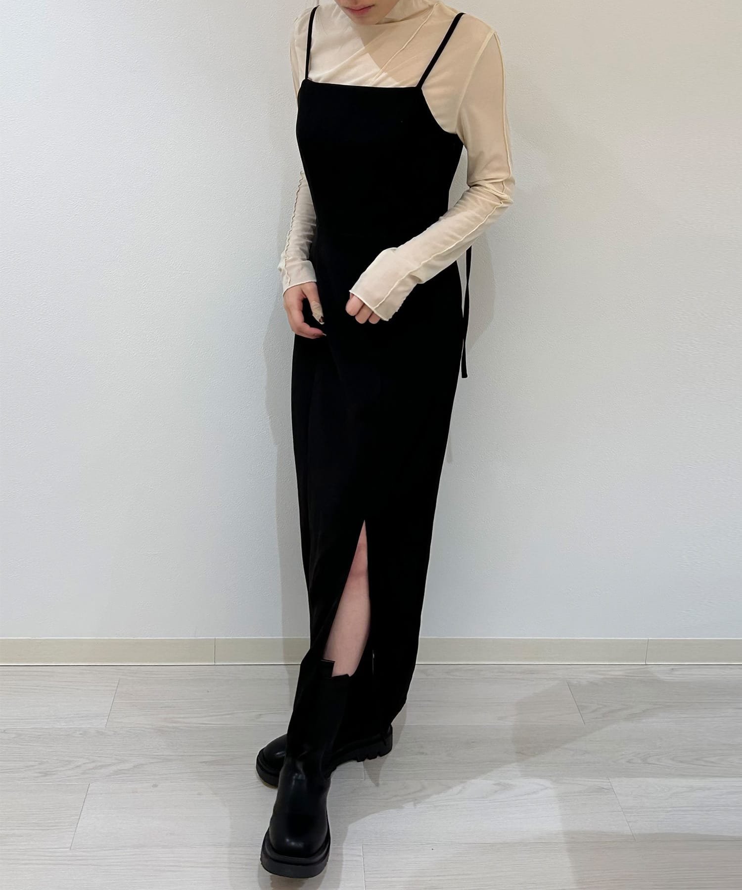 【ジュノア/JUNOAH】のバックリボンIラインキャミワンピース 人気、トレンドファッション・服の通販 founy(ファニー) ファッション Fashion レディースファッション Fashion for Women ワンピース Dresses キャミソールワンピース Camisole Dresses リボン Ribbon, Bow other-1|ID: prp329100004801818 ipo3291000000034838880