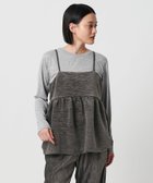 【ユナイテッドアローズ/UNITED ARROWS】のクリンクル ベロアキャミ+Tシャツ A DAY IN THE LIFE 人気、トレンドファッション・服の通販 founy(ファニー) ファッション Fashion レディースファッション Fashion for Women トップス・カットソー Cut & Sew Tops キャミソール&ノースリーブ Camisoles & Sleeveless Tops シャツ・ブラウス・オフィスカジュアル Elegant Blouses & Button-Ups ロングTシャツ・Tシャツ Longline T-Shirts & Tees ベロアトップス Velour Tops / Velvet-Look Items インナー Innerwear 秋 Autumn カットソー Cut and Sewn Top キャミ Camisole, Cami Top キャミソール Camisole, Spaghetti Strap Top ギャザー Gathered, Ruffled シンプル Simple, Minimal セットアップ Set-Up, Coordinated Outfit タイトスカート Pencil Skirt, Tight Skirt チェック Check, Plaid, Tartan トレンド Trend, Trending Now バランス Balance, Style Balance ベロア Velour, Soft Velvet ベーシック Basic, Essential ラップ Wrap, Wrap Design アウトレット Outlet / Clearance おすすめ Recommended / Our Picks ビジネス 仕事 通勤 Business / Work / Commuting thumbnail DK.GRAY|ID: prp329100004801834 ipo3291000000034838977