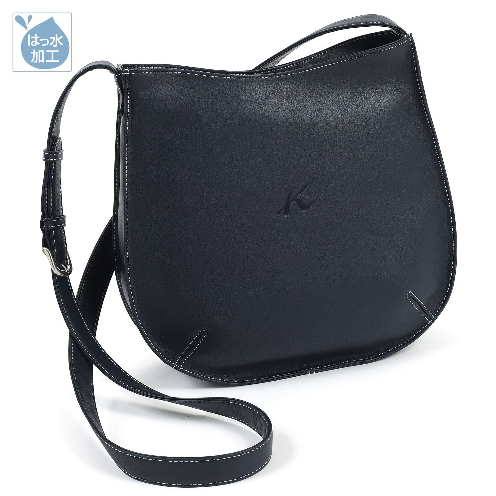 【キタムラ/Kitamura】のショルダーバッグ Y-1412 インテリア・キッズ・メンズ・レディースファッション・服の通販 founy(ファニー) ファッション Fashion レディースファッション Fashion for Women ウォーター Water シンプル Simple, Minimal ポケット Pocket, Pocket Detail ワンポイント One Point, Statement Accent ダークブルー10901|ID: prp329100004801850 ipo3291000000034872609