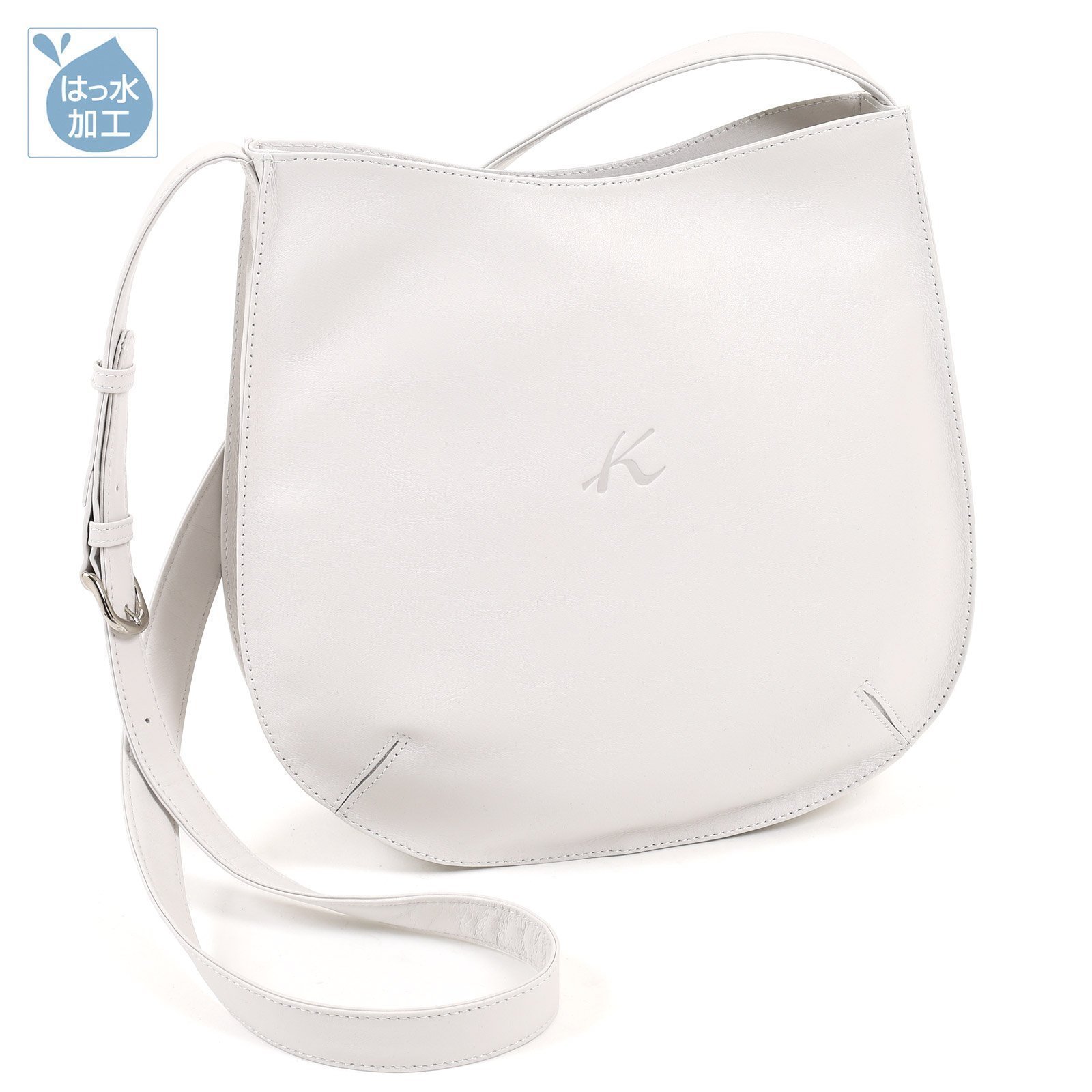 【キタムラ/Kitamura】のショルダーバッグ Y-1412 インテリア・キッズ・メンズ・レディースファッション・服の通販 founy(ファニー) ファッション Fashion レディースファッション Fashion for Women ウォーター Water シンプル Simple, Minimal ポケット Pocket, Pocket Detail ワンポイント One Point, Statement Accent ライトグレー82901|ID: prp329100004801850 ipo3291000000034872613