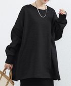 【アミュレット/Amulet】の【Amulet】ラウンドネックオーバーサイズプルオーバー ブラック|ID: prp329100004801859 ipo3291000000034839087