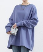 【アミュレット/Amulet】の【Amulet】ラウンドネックオーバーサイズプルオーバー ブルー|ID: prp329100004801859 ipo3291000000034839088