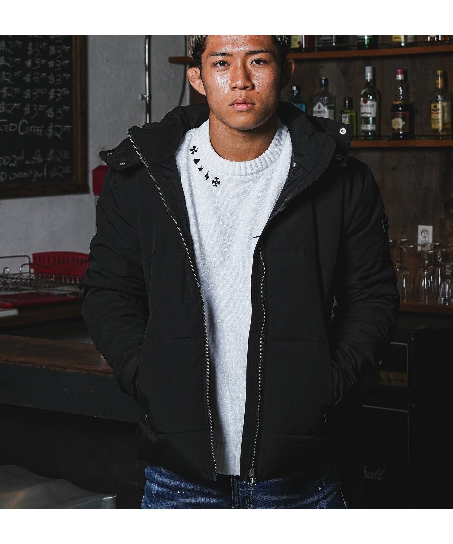 【アダムスジャグラー/adamsJUGGLER / MEN】のRTEG Mature BLOUSON インテリア・キッズ・メンズ・レディースファッション・服の通販 founy(ファニー) ファッション Fashion メンズファッション Fashion for Men ワンポイント One Point, Statement Accent BLACK|ID: prp329100004801860 ipo3291000000034839094