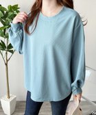 【アミュレット/Amulet】の【Amulet】ラウンドネックボリュームスリーブトップス ブルー|ID: prp329100004801861 ipo3291000000034839103