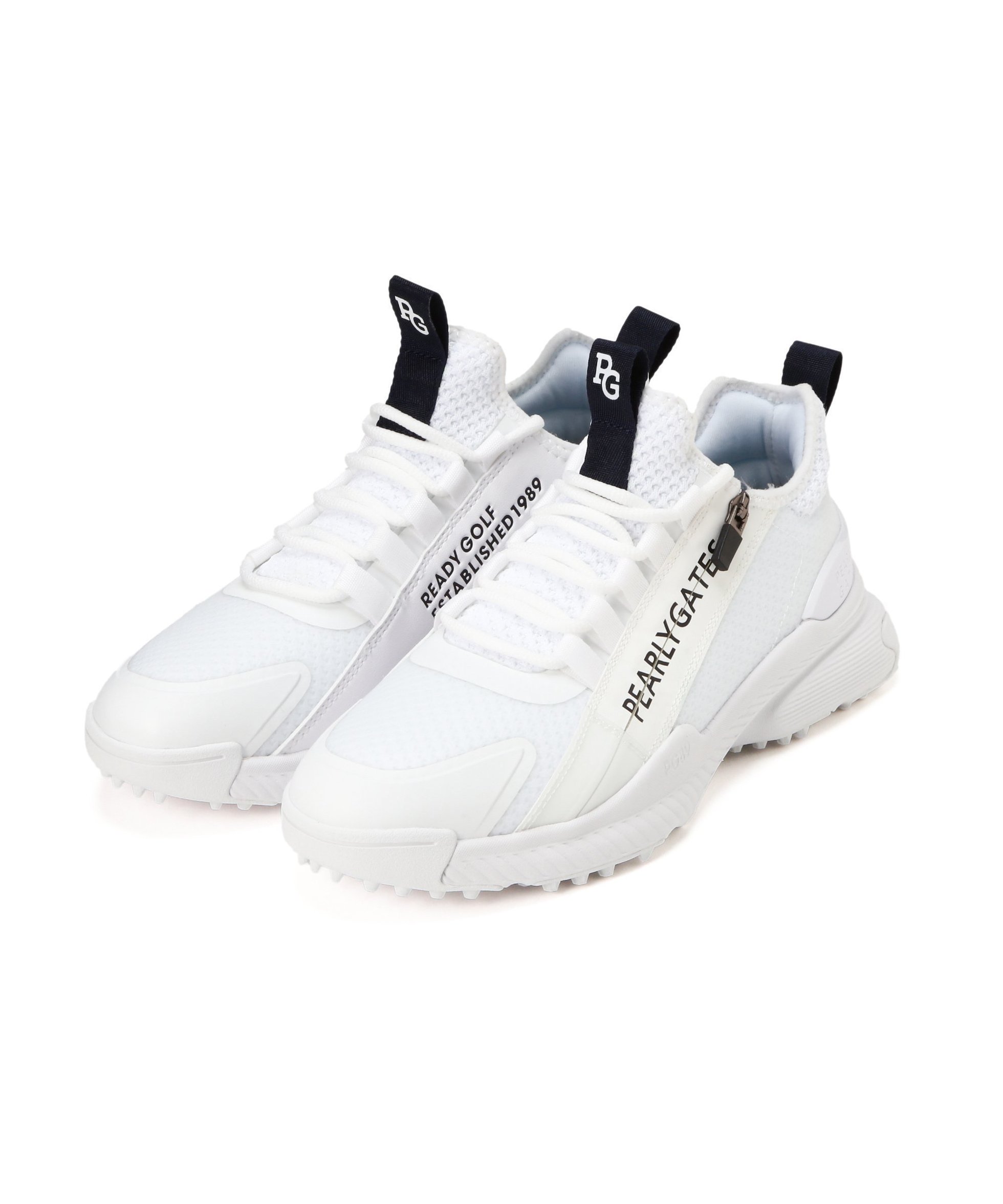 【パーリーゲイツ/PEARLY GATES / MEN】のTHE SPORTS スパイクレスゴルフシューズ (LADIES) インテリア・キッズ・メンズ・レディースファッション・服の通販 founy(ファニー) ファッション Fashion メンズファッション Fashion for Men シューズ・靴 Shoes コーティング Coating, Coated Finish 軽量 Lightweight, Ultra Light シューズ Shoes, Footwear スウィング Swing, Flare Movement スニーカー Sneakers, Trainers ループ Loop, Loop Knit ゴルフ Golf ホワイト|ID: prp329100004801864 ipo3291000000034839126