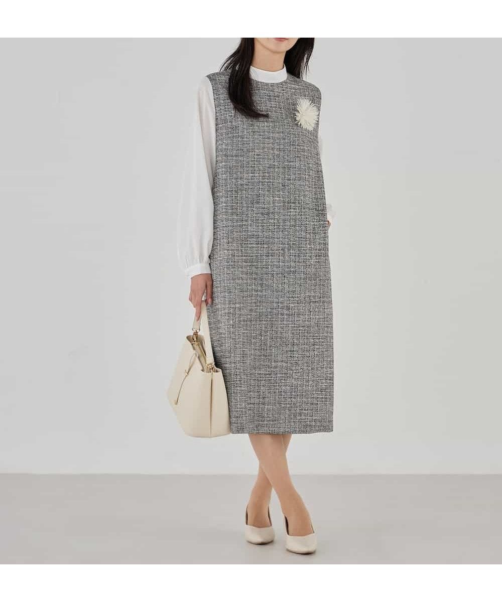 【アー ヴェー ヴェー/a.v.v】のツイードボウタイワンピース インテリア・キッズ・メンズ・レディースファッション・服の通販 founy(ファニー) ファッション Fashion レディースファッション Fashion for Women ワンピース Dresses 春 Spring 秋 Autumn ジャケット Jacket, Outerwear ツイード Twill, Twill Weave ドッキング Docking, Mixed Material フォーマル Formal, Dressy ボックス Boxy, Box Shape 冬 Winter / This Winter 再入荷 Restock / Back in Stock おすすめ Recommended / Our Picks 夏 Summer セレモニー Ceremony 入学式 Entrance Ceremony 卒業式 Graduation Ceremony ビジネス 仕事 通勤 Business / Work / Commuting ダークグレー|ID: prp329100004801868 ipo3291000000034839144