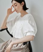 【ユナイテッドアローズ/UNITED ARROWS】のEMMEL REFINES EM イソザイ ドッキング ギャザー プルオーバー WHITE|ID: prp329100004801878 ipo3291000000034839181