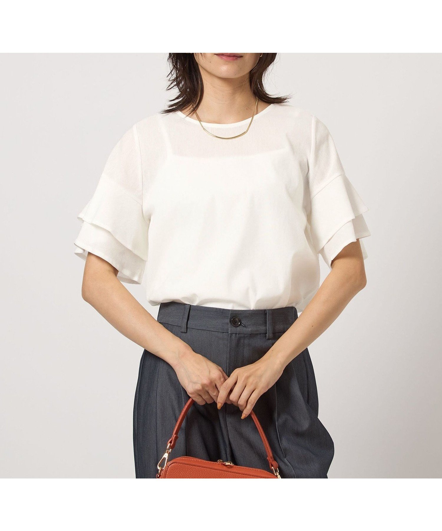 【ユナイテッドアローズ/UNITED ARROWS】のシルトリ ダブルフレアスリーブ プルオーバー カットソー インテリア・キッズ・メンズ・レディースファッション・服の通販 founy(ファニー) ファッション Fashion レディースファッション Fashion for Women トップス・カットソー Cut & Sew Tops カジュアルプルオーバー・ニットトップス Pullovers & Knit Tops / Casual Pullovers カットソー・ベーシックTシャツ Cut-and-Sewn Tops / Stretch Tees & Basics 春 Spring カットソー Cut and Sewn Top コンパクト Compact, Small Size バランス Balance, Style Balance フェミニン Feminine, Girly ボトム Bottoms, Lower Wear ワイド Wide, Wide Fit アウトレット Outlet / Clearance 夏 Summer ビジネス 仕事 通勤 Business / Work / Commuting OFF WHITE|ID: prp329100004801880 ipo3291000000034839193