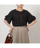 【ユナイテッドアローズ/UNITED ARROWS】のシルトリ ダブルフレアスリーブ プルオーバー カットソー BLACK|ID: prp329100004801880 ipo3291000000034839196