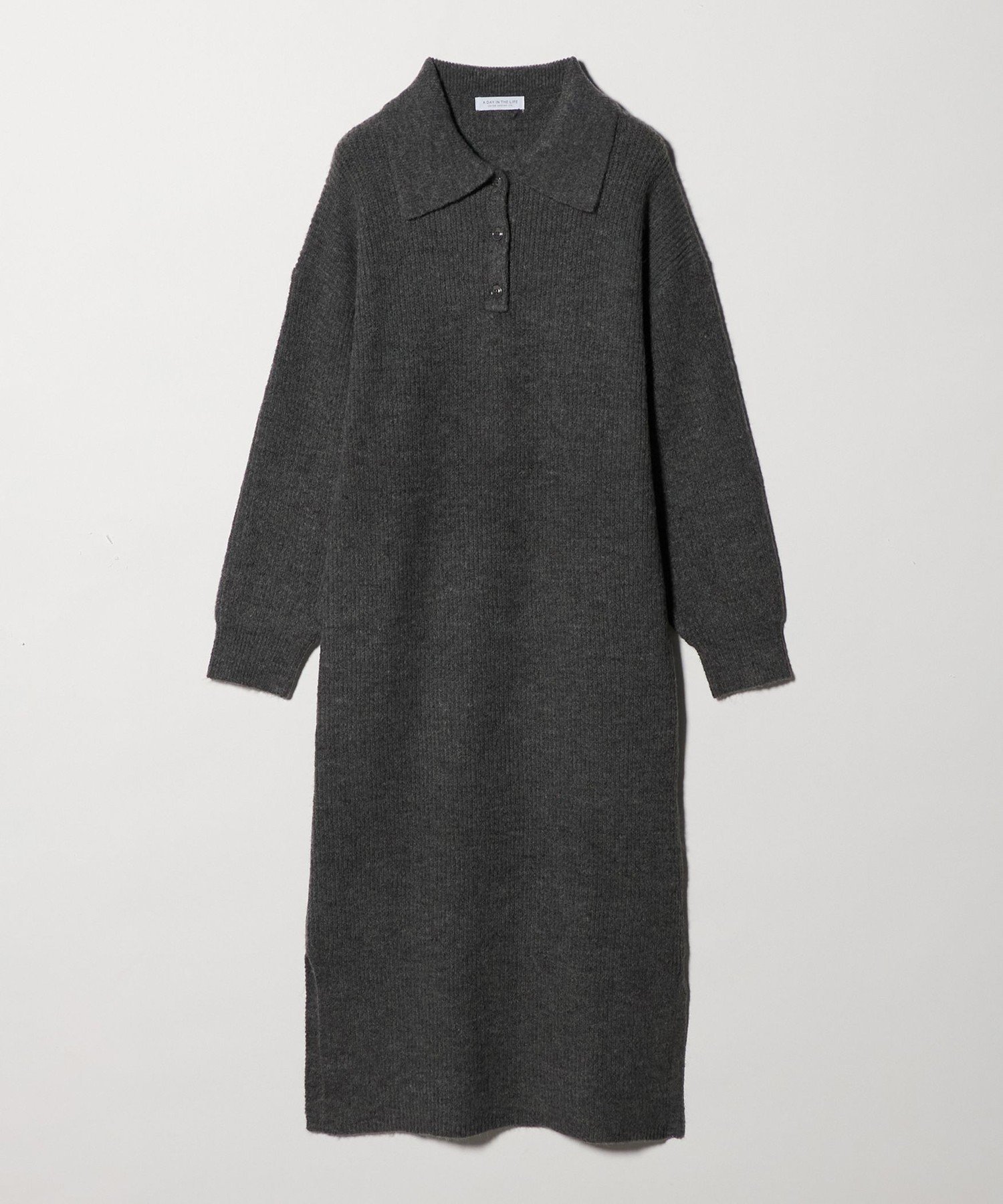 【ユナイテッドアローズ/UNITED ARROWS】のニット ポロワンピース A DAY IN THE LIFE 人気、トレンドファッション・服の通販 founy(ファニー) ファッション Fashion レディースファッション Fashion for Women ワンピース Dresses インナー Innerwear 畦 Ribbed Knit スリット Slit, Slit Detail トレンド Trend, Trending Now ハイネック High Neck, Mock Neck バランス Balance, Style Balance ワイド Wide, Wide Fit 冬 Winter / This Winter アウトレット Outlet / Clearance ビジネス 仕事 通勤 Business / Work / Commuting other-1|ID: prp329100004801896 ipo3291000000034839297