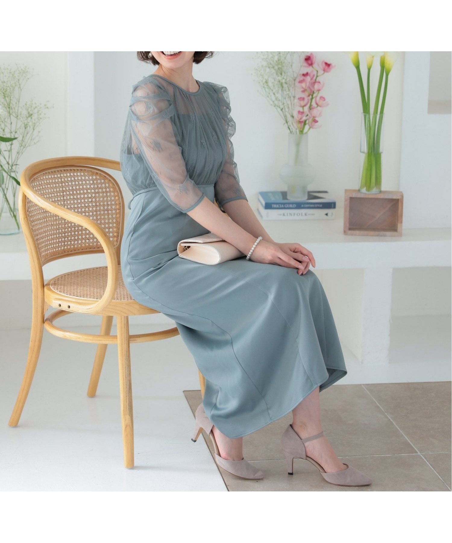 【ハレモード/haremode】の【haremode ハレモード公式】レースボレロ付き後ろデサインセットドレス インテリア・キッズ・メンズ・レディースファッション・服の通販 founy(ファニー) ファッション Fashion レディースファッション Fashion for Women アウター Coat / Outerwear Collection ボレロ・ショート丈ジャケット / ドレス羽織りに Boleros & Short Jackets ワンピース Dresses フォーマル・パーティードレス・結婚式用ドレス Elegant & Casual Dresses エレガント 上品 Elegant カーディガン Cardigan, Knitwear シンプル Simple, Minimal ドレス Dress, One-Piece ノースリーブ Sleeveless, No-Sleeve ボレロ Bolero, Short Cardigan ラベンダー Lavender レース Lace, Lace Fabric おすすめ Recommended / Our Picks 結婚式 Wedding 披露宴 Wedding Reception 二次会 After Party ブルーグレー|ID: prp329100004801905 ipo3291000000034839348