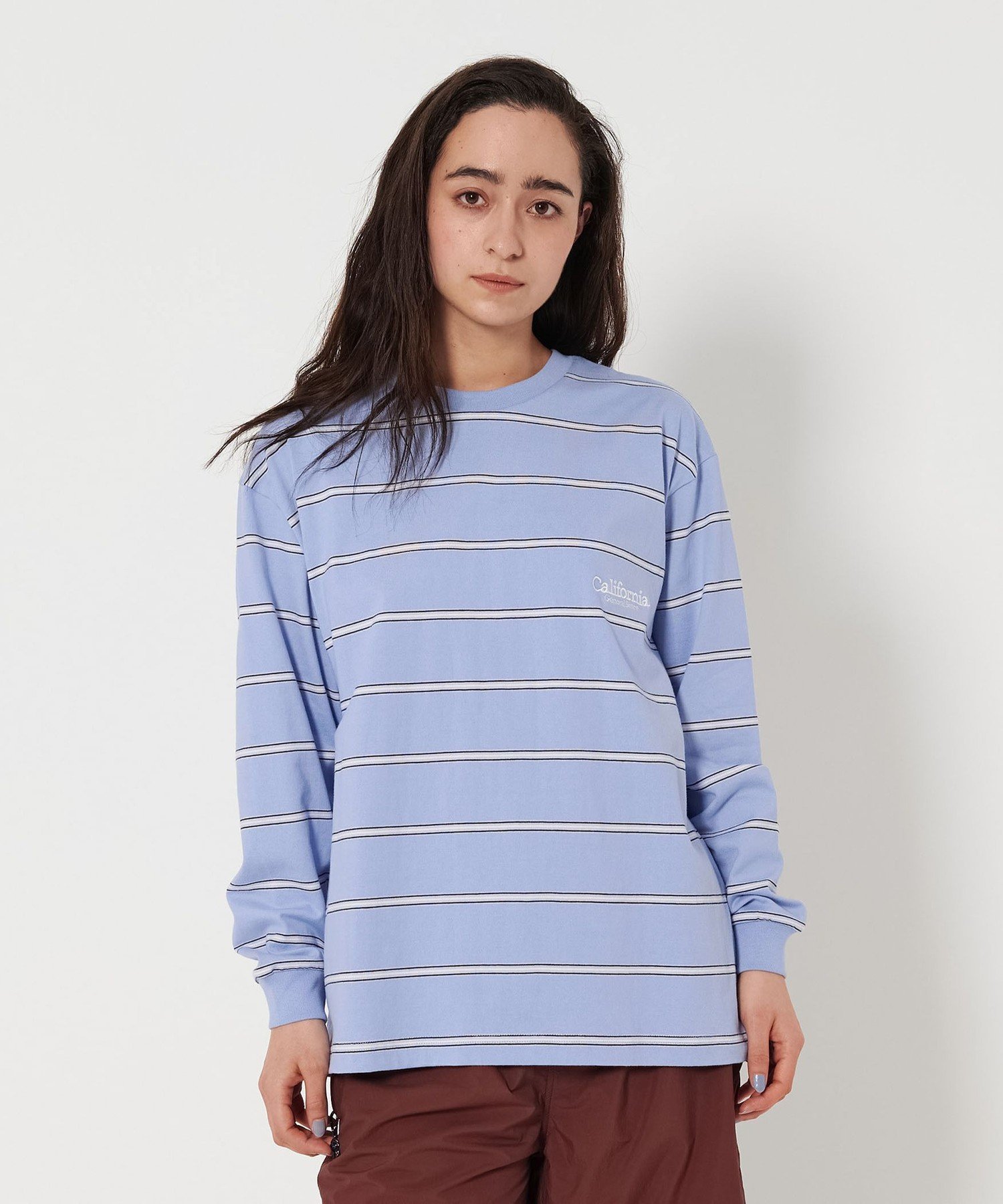 【ユナイテッドアローズ/UNITED ARROWS】のCGS. オーガニック コットン ボーダー ロングスリーブ Tシャツ インテリア・キッズ・メンズ・レディースファッション・服の通販 founy(ファニー) ファッション Fashion レディースファッション Fashion for Women トップス・カットソー Cut & Sew Tops シャツ・ブラウス・オフィスカジュアル Elegant Blouses & Button-Ups ロングTシャツ・Tシャツ Longline T-Shirts & Tees インナー Innerwear オーガニック Organic Cotton スリーブ Sleeve, Long Sleeve / Short Sleeve ボーダー Border, Stripe ロング Long, Long-Length ワンポイント One Point, Statement Accent アウトレット Outlet / Clearance LT.BLUE|ID: prp329100004801908 ipo3291000000034839365