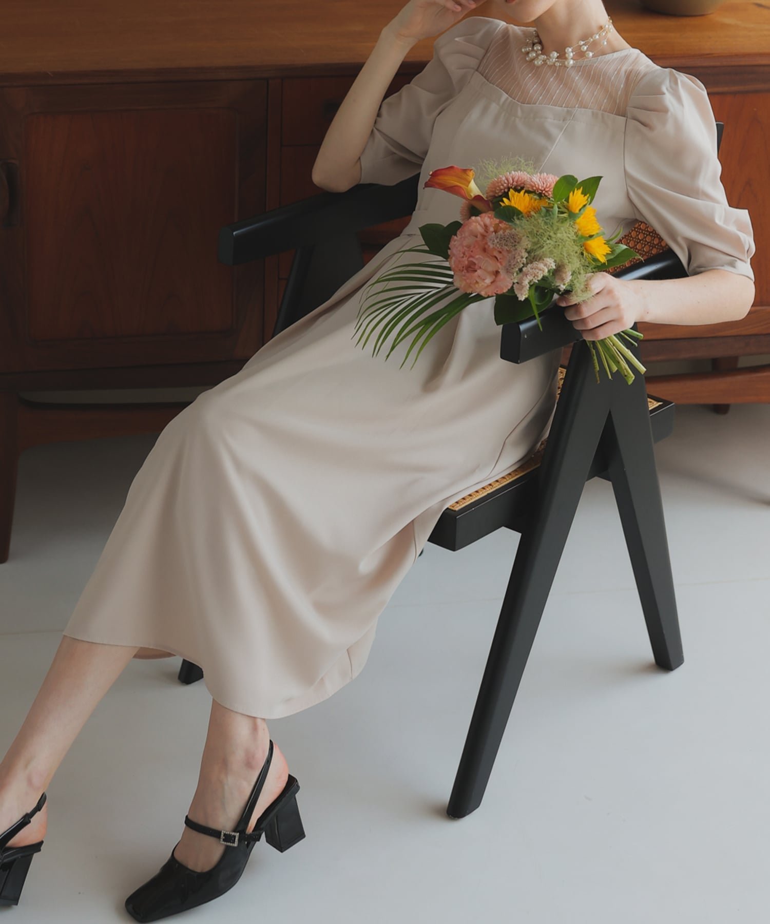 【ハレモード/haremode】の【haremode ハレモード公式】リボンベルト付パフスリーブドレス インテリア・キッズ・メンズ・レディースファッション・服の通販 founy(ファニー) ファッション Fashion レディースファッション Fashion for Women ワンピース Dresses フォーマル・パーティードレス・結婚式用ドレス Elegant & Casual Dresses ベルト&ウエストマーク Belts & Waist Accessories スリーブ Sleeve, Long Sleeve / Short Sleeve デコルテ Décolleté, Neckline ドレス Dress, One-Piece パーティ Party, Party Style フェミニン Feminine, Girly リボン Ribbon, Bow レース Lace, Lace Fabric おすすめ Recommended / Our Picks エレガント 上品 Elegant 結婚式 Wedding 披露宴 Wedding Reception 二次会 After Party ベージュ|ID: prp329100004801913 ipo3291000000034839393